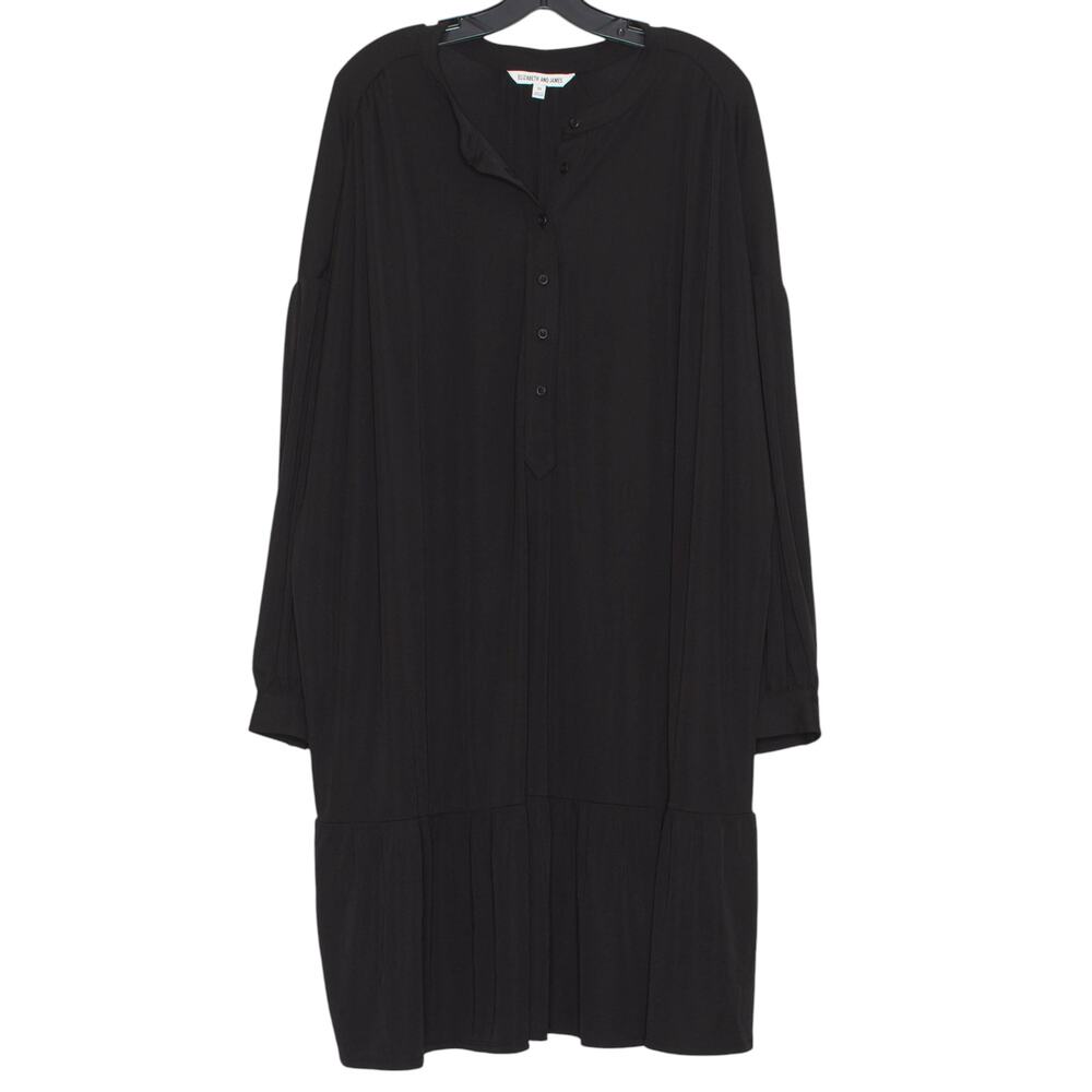 Elizabeth And James Dress Minimalist 90s Boho Monochrome Classic Black Size 3X